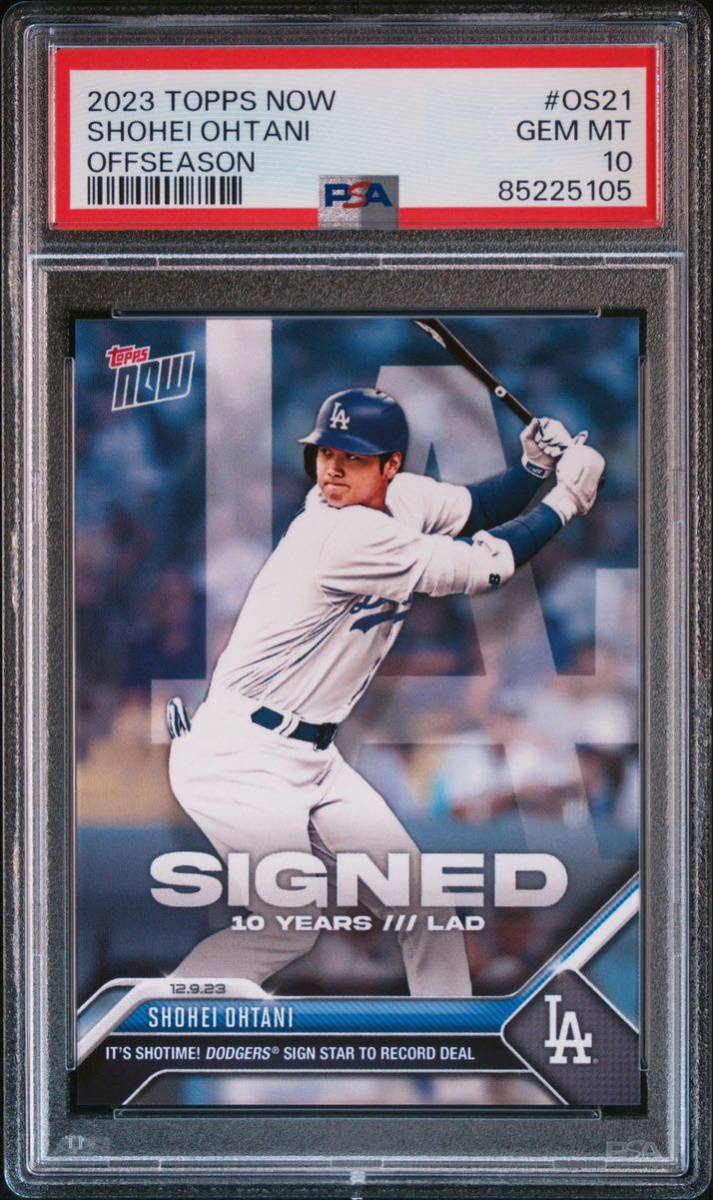 PSA 10 2023 Topps Now OS-21 Shohei Ohtani 大谷 翔平 鑑定品 |MLB PSA 10 2023 Topps Now OS-21 Shohei Ohtani 大谷 翔平 鑑定品 |MLB
