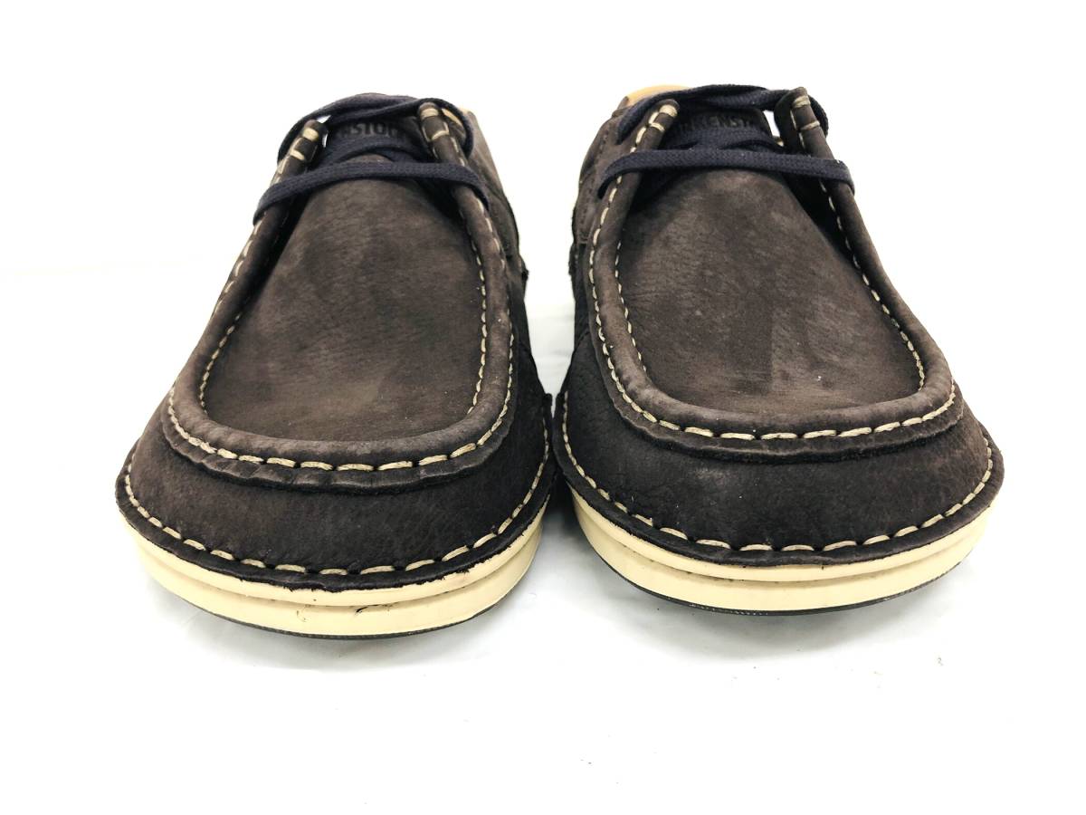 T01/229 BIRKENSTOCK ビルケンシュトック パサディナ スエード 革靴 41L 26.5cm ブラウン_画像5