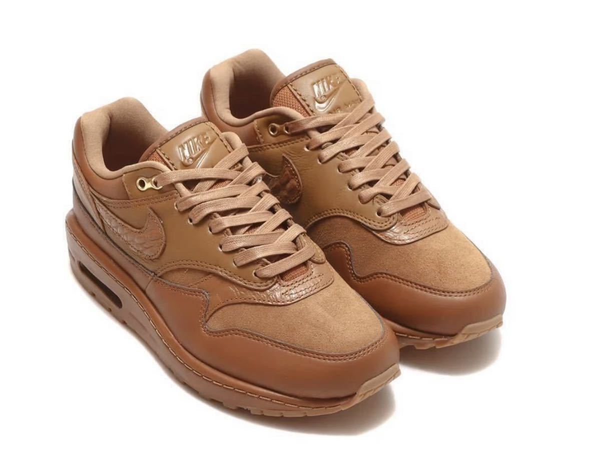 28.0cm 新品 NIKE AIR MAX 1 ’87 ナイキ エアマックス ワン スニーカー シューズ AIRMAX 人気 ブラウン レザー メンズ27.5cm DV3888-200_画像2