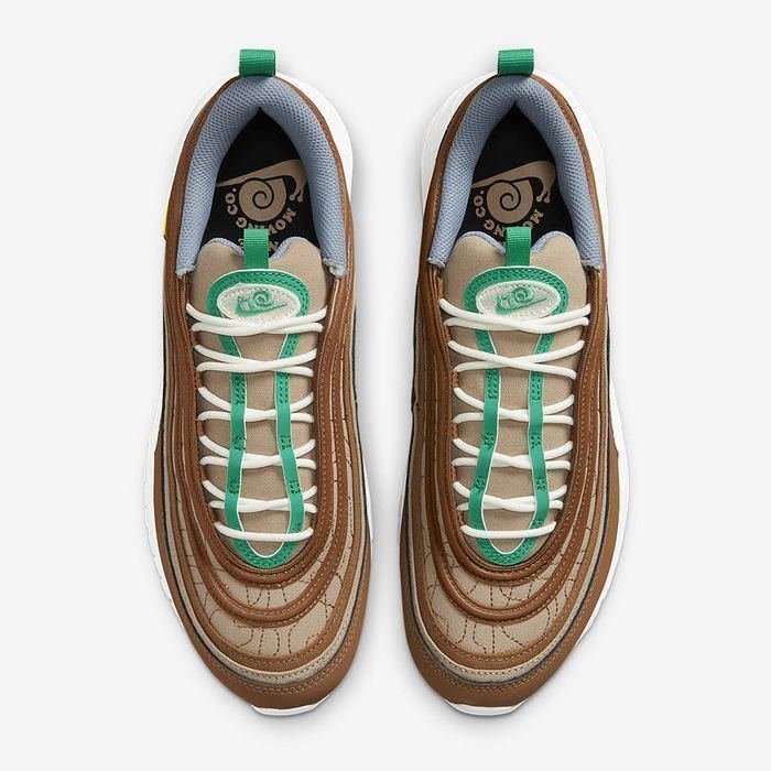 26.5cm 新品 NIKE AIR MAX 97 SE ナイキ エアマックス97 AIRMAX97 スニーカー シューズ ブラウン 茶 白 ホワイトaDV2621-200_画像5