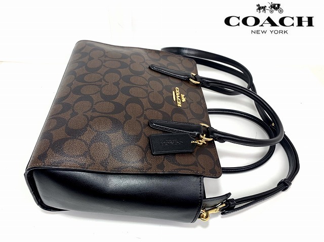  ultimate beautiful goods * free shipping * Coach COACH signature leather sa che ru2Way handbag shoulder bag *