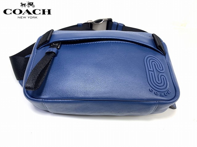 新品同様★送料無料★ コーチ COACH メンズ レザー ミニ エッジ ウエスト ベルト バッグ ショルダーバッグ_画像8