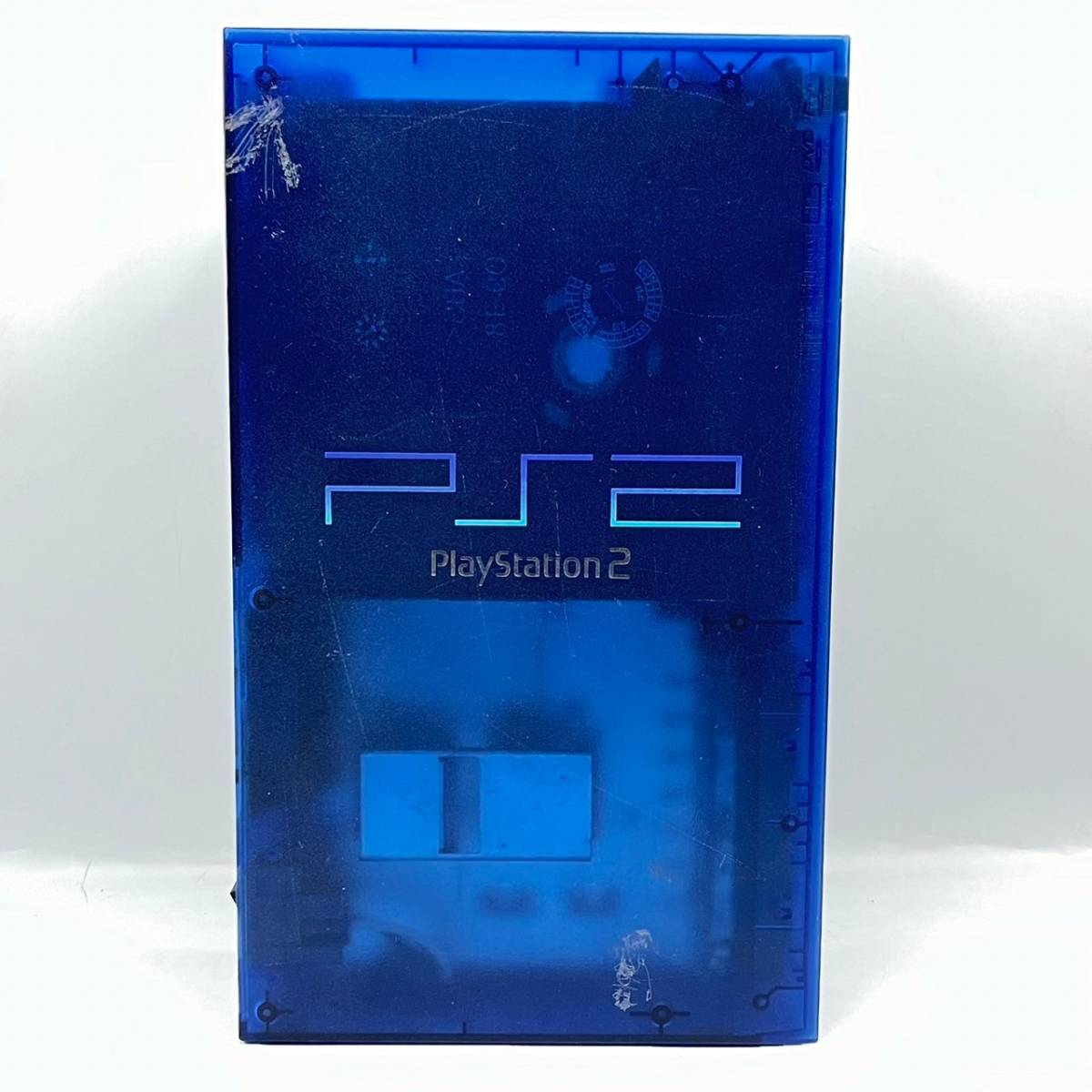 BAd029R 80 限定カラー PS2 SONY PlayStation2 SCPH-37000 L オーシャンブルー コントローラー HORI クリアブルー_画像2