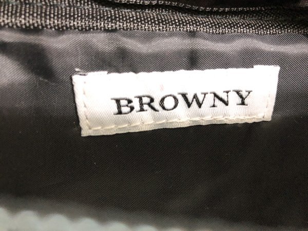 BROWNY brownie block check total pattern belt bag bag Monotone 