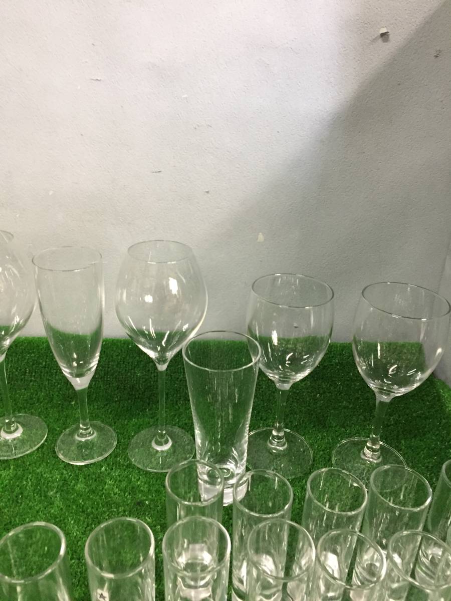 カクテルグラス ワイングラス ショットグラス デカンタ ピッチャー ガラス製グラス 大量 まとめてセット 28-80_画像10