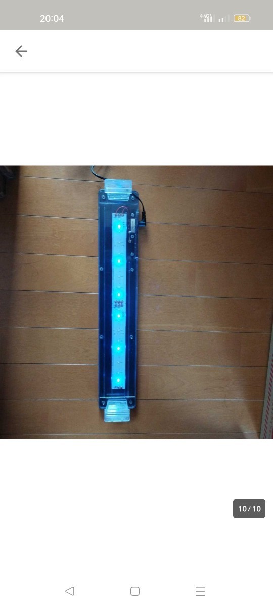 美品　1週間使用　Gex 　水草LEDライト 　動作確認済　　60センチ水槽用　　LED　熱帯魚_画像10