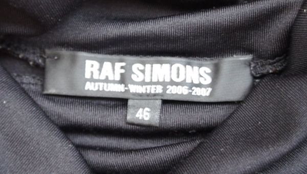 RAF SIMONS (46) 06AW R刺繍 タートルネックカットソー ラフシモンズ アーカイブ 国内正規_画像3