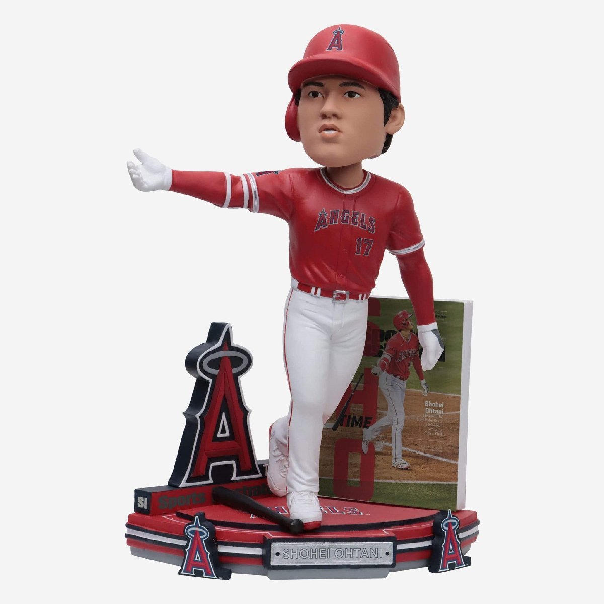 【MS】大谷翔平 米Sports Illustrated 表紙 バッティング ボブルヘッド人形 世界200個限定 新品箱入り 完売品 バブルヘッド WBC_画像2