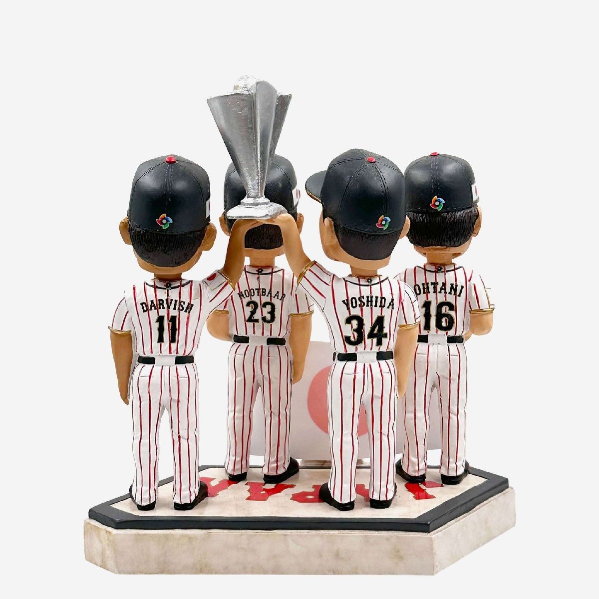 【MS】大谷翔平+侍ジャパン 2023年WBC優勝 祝勝 ボブルヘッド人形 ダルビッシュ 吉田 ヌートバー 96個限定版 バブルヘッド 首振り人形_画像4