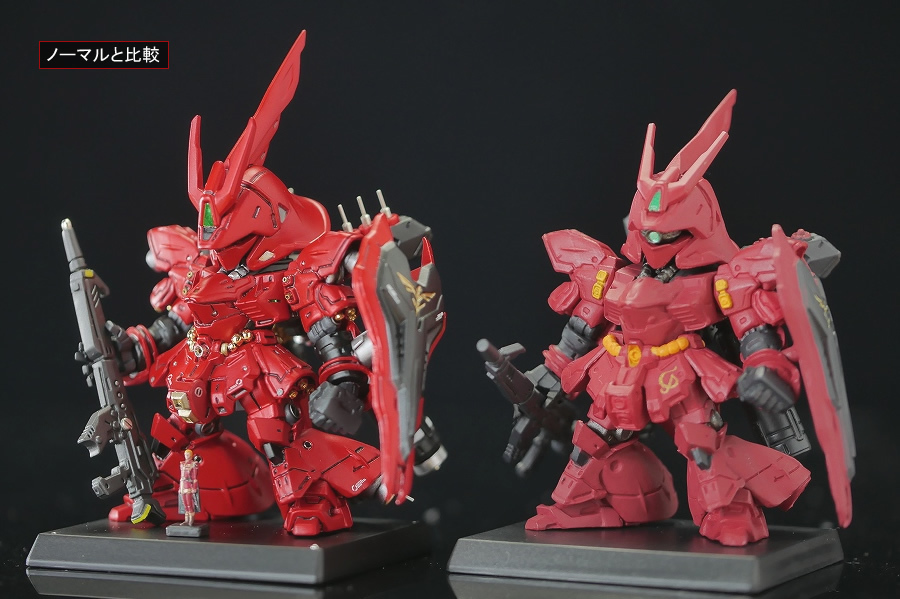 ■コンバージ サザビー ポージング変更 徹底改修塗装済完成品 (検: ガンダム ガンプラ アンサンブル 改造 リペイント_画像2