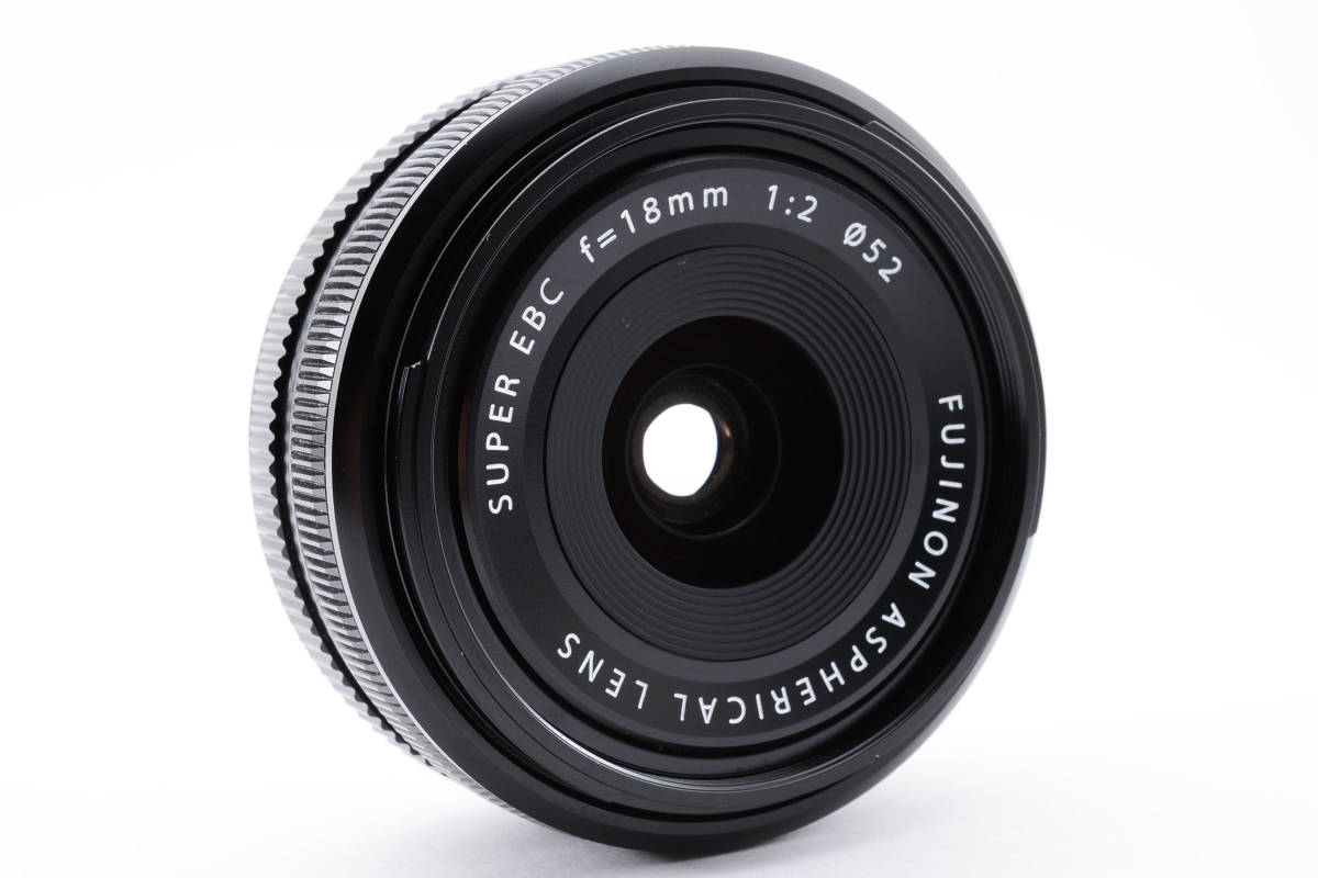 FUJIFILM XF18mm F2 R ブラック フジフィルム フジノン 単焦点 レンズ 【ジャンク】 #5171_画像3
