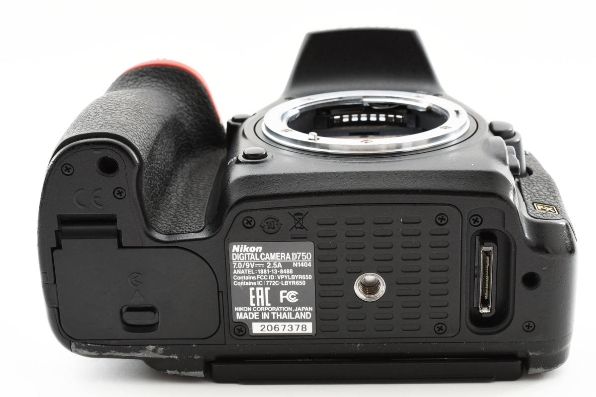 Nikon D750 ニコン ボディ FX フルサイズ Full Size デジタル 一眼レフ カメラ 【ジャンク】 #5195_画像8