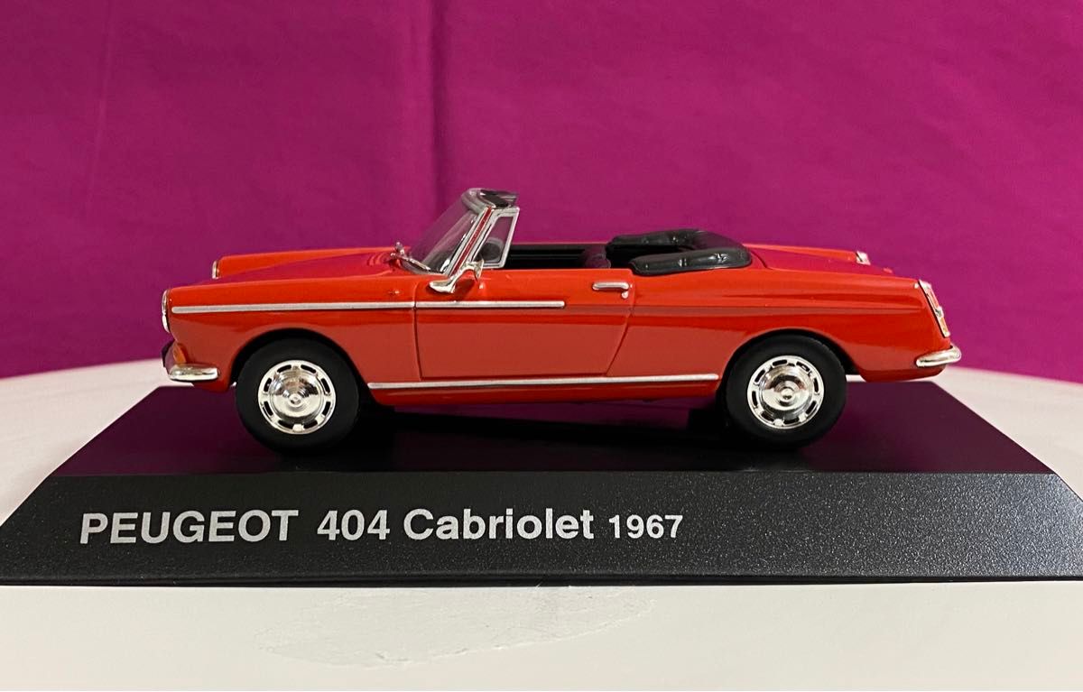 【PEUGEOT Collection】プジョーPEUGEOT 404 Cabriolet 1967 1/43 