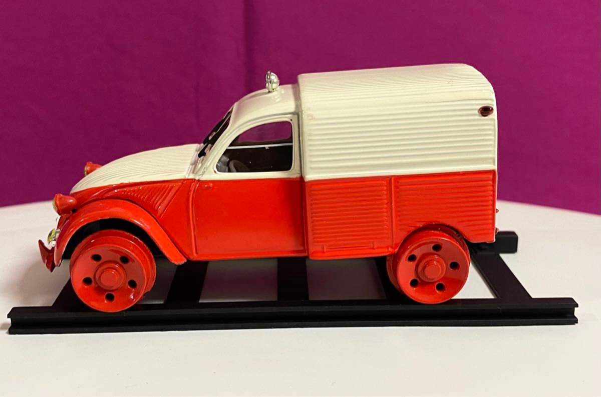 【Norev Citroen 2CV Collection】シトロエン 2CV AZU DRAISINE 1956 1/43