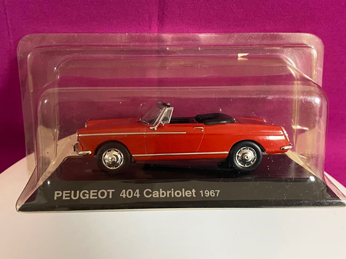 【PEUGEOT Collection】プジョーPEUGEOT 404 Cabriolet 1967 1/43 