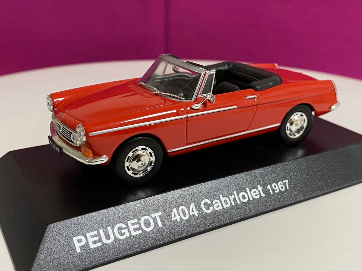 【PEUGEOT Collection】プジョーPEUGEOT 404 Cabriolet 1967 1/43 