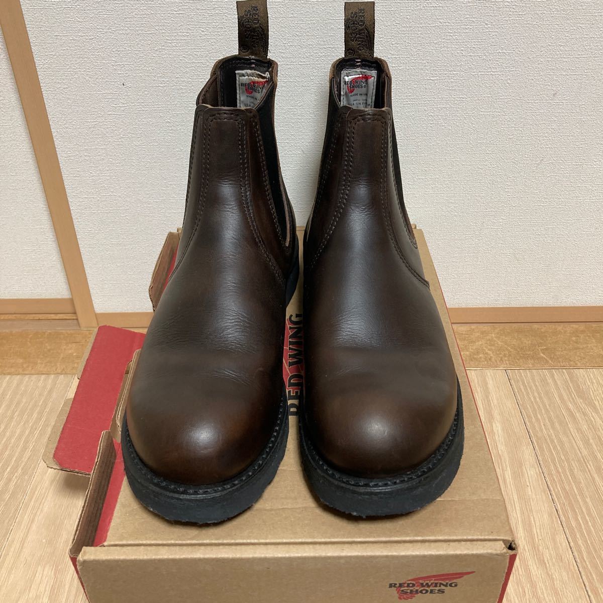 [ прекрасный товар ]REDWING Red Wing 3191 Classic Chelsea ботинки со вставкой из резинки ботинки Brown US10D 28cm 21 год производства 