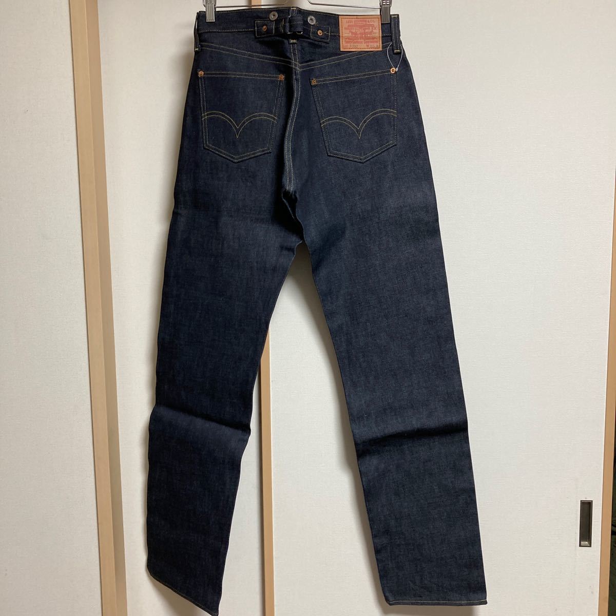 【未使用】LEVI'S リーバイス S702XX 1920年復刻ジーンズ リジッドデニム インディゴ W31L36 日本製 98年 デッドストック