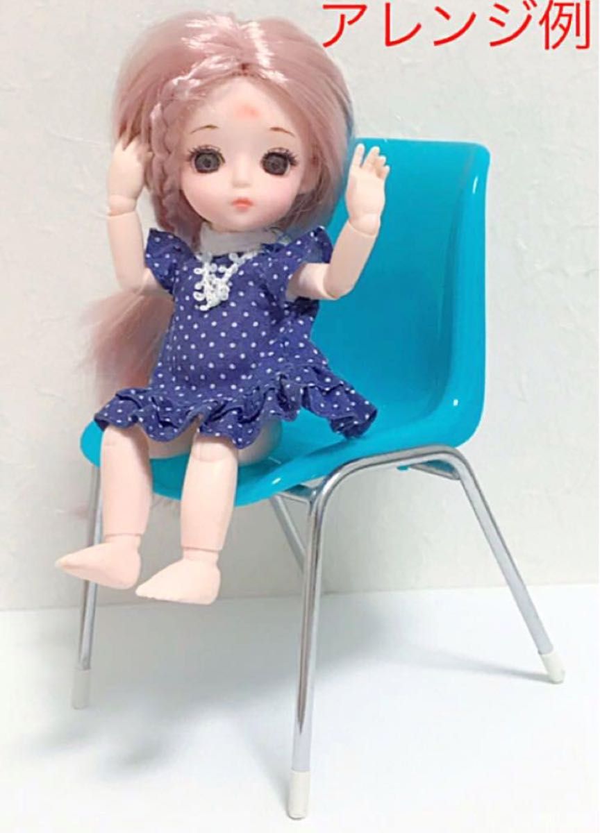 16cm 1/8 ドール 本体 素体 球体関節人形  BJD ローズピンクヘア ブラウンブラウンアイ