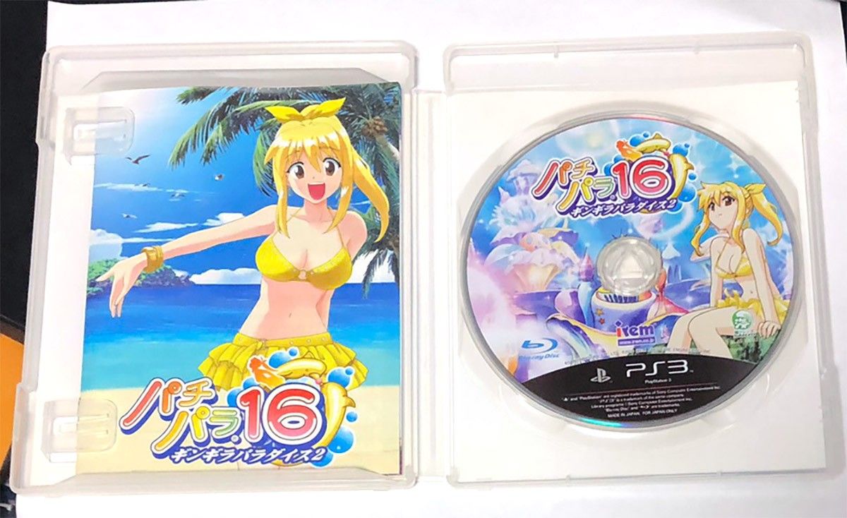 美品 PS3 ソフト パチパラ16 ギンギンパラダイス2 説明書付き