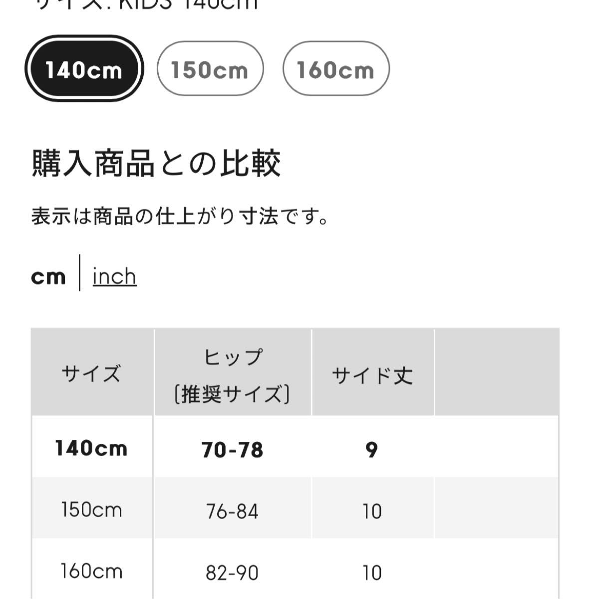【新品未使用品】GU（ジーユー）キッズ　サニタリーショーツ　140cm