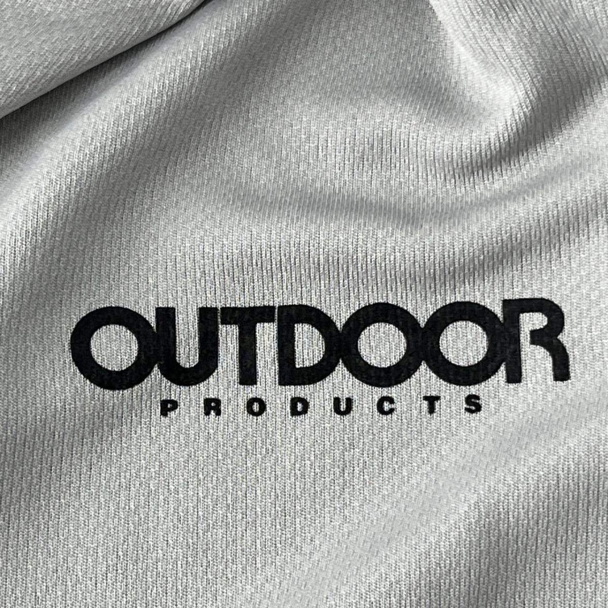 L OUTDOOR パーカー ジップアップ ライトグレー 薄手 長袖 リユース ultraｍto pa0416の画像4