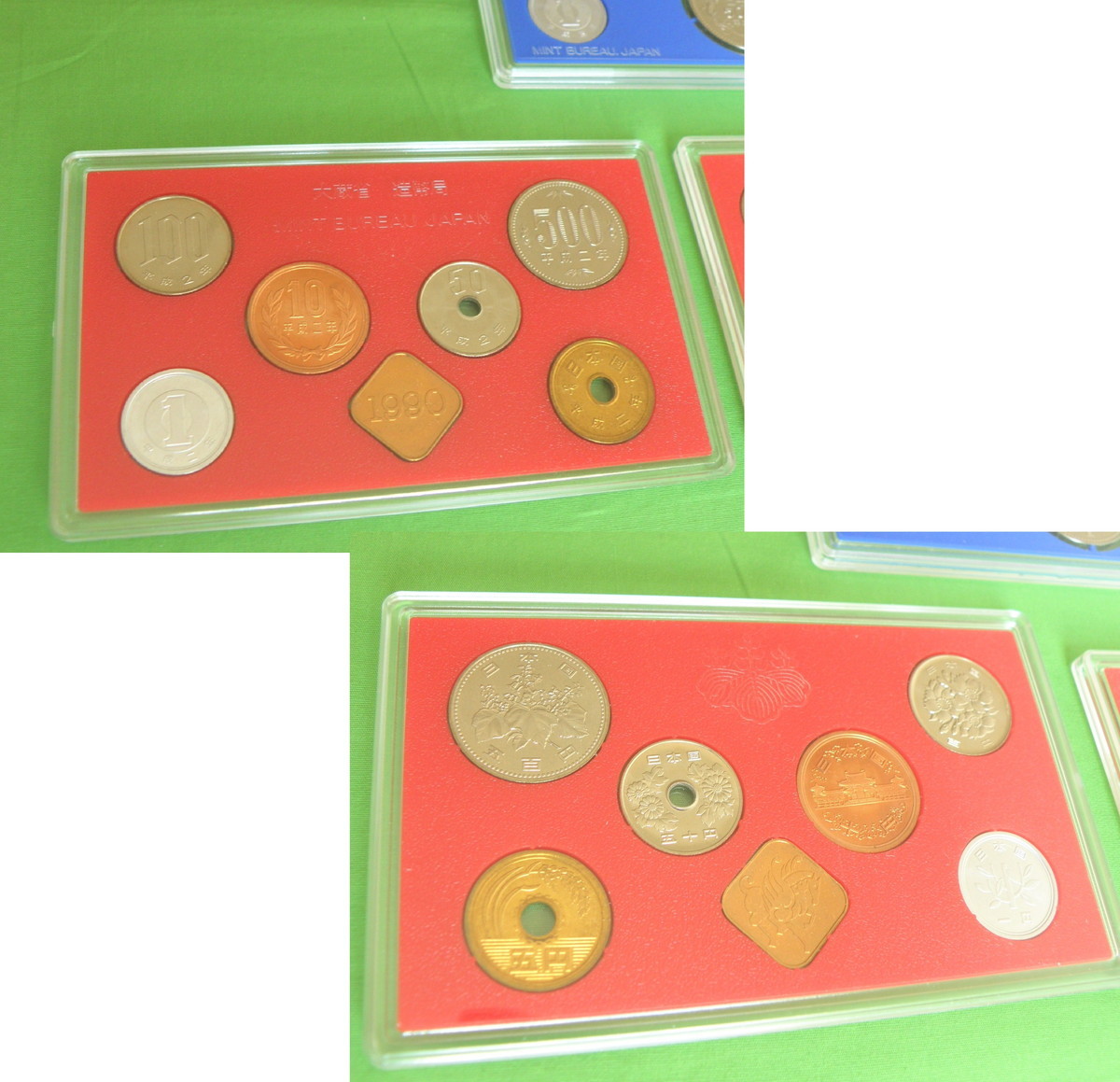 Y450●貨幣セット 5種7セット 記念硬貨入も含む 送料370円 ・平成2年(1990)、平成3年(1991)、平成4年(1992)、平成5年(1993)の画像3