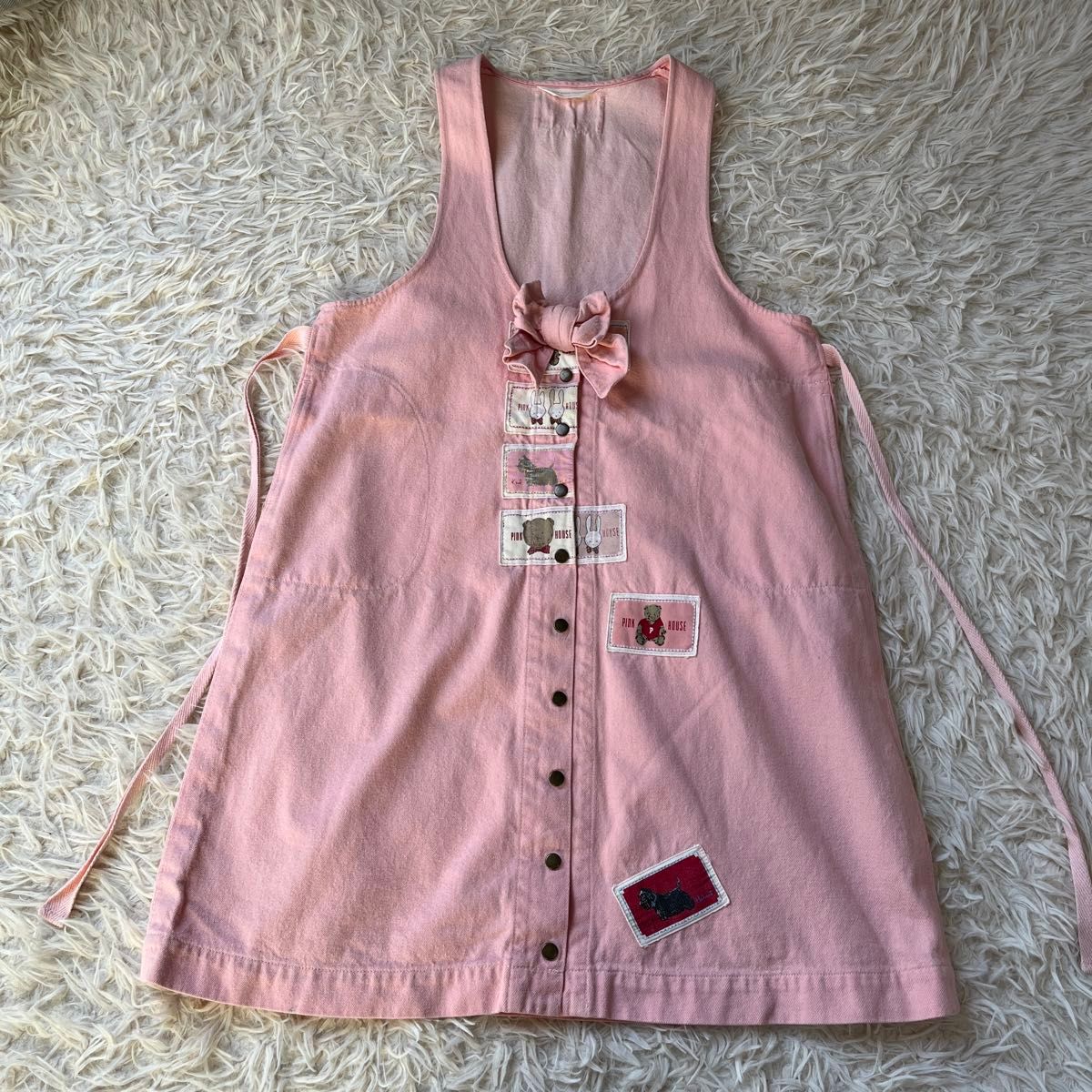 BABY PINK HOUSE ピンク　ワンピース　ジャンパースカート  120