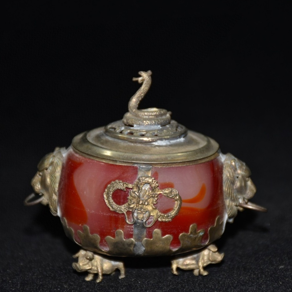 館蔵珍品 銅製 寶石嵌 銀鍍 仏塔』置物 賞物 貴重物品 収蔵品 館蔵珍品 銅製 寶石嵌 銀鍍 仏塔』置物 賞物 貴重物品 収蔵品