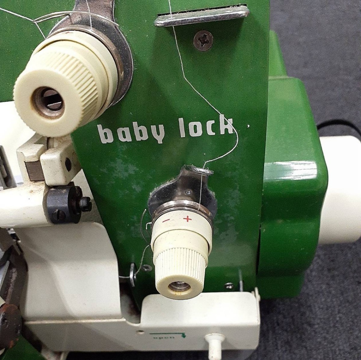 JUKI ジューキ baby lock ベビーロック ロックミシン EF-205S フットコントローラー 箱付き ジャンク品　み_画像10
