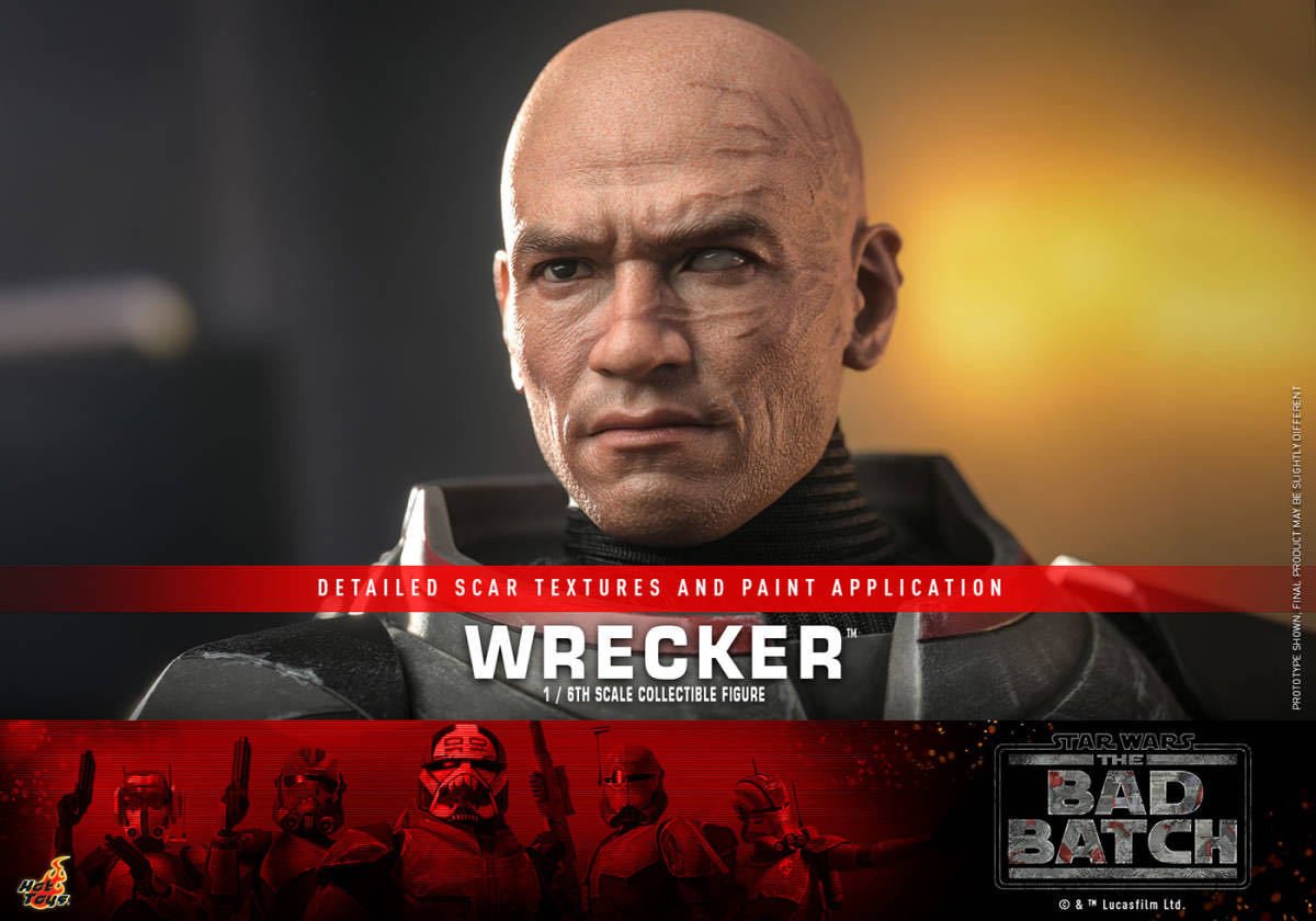 ホットトイズ 1/6 スター・ウォーズ バッド・バッチ レッカー 未開封新品 TMS099 マンダロリアン The Bad Batch Wrecker Hottoys_画像7