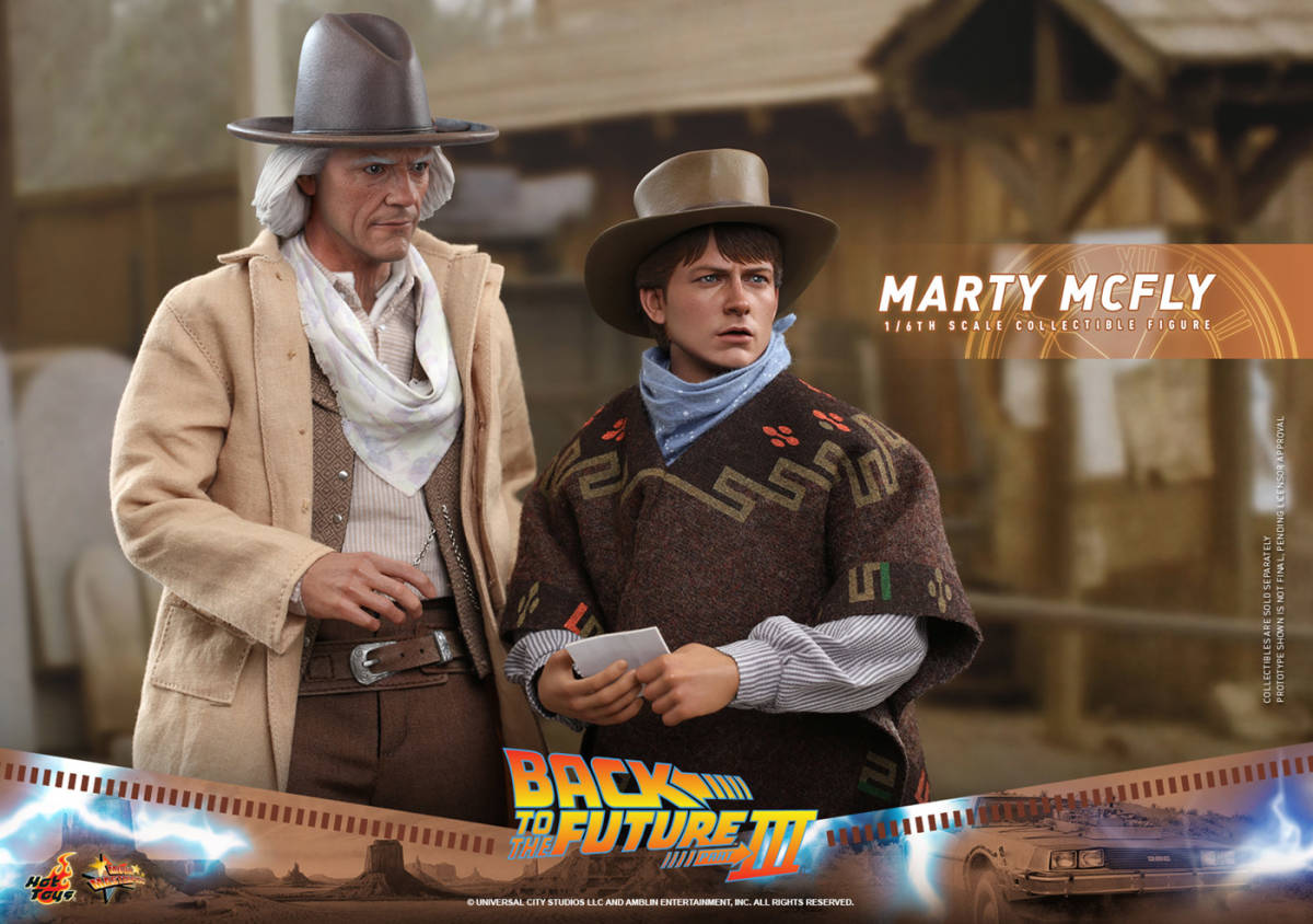 ホットトイズ 1/6 バック・トゥ・ザ・フューチャー PART3 マーティ マクフライ 未開封新品 MMS616 Back to the Future Marty McFly HOTTOYS_画像5