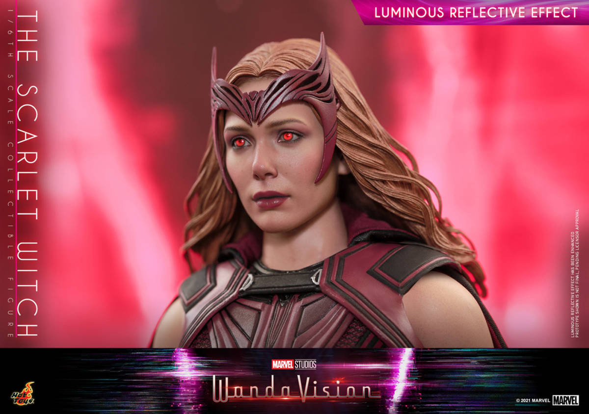 ホットトイズ 1/6 ワンダ ヴィジョン スカーレット・ウィッチ 未開封新品 TMS036 Wanda Vision Scarlet Witch HOTTOYS アベンジャーズ_画像7