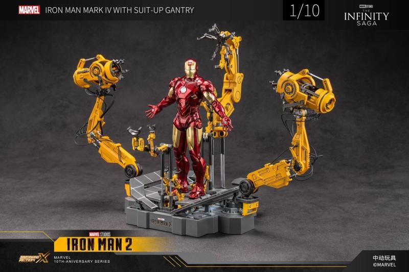 ZD TOYS 1/10 アイアンマン マーク4 パワードスーツ装着機