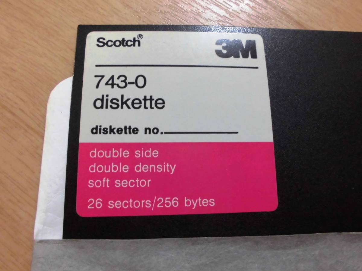 SCOTCH 743-0 8 -inch floppy disk 6 sheets 