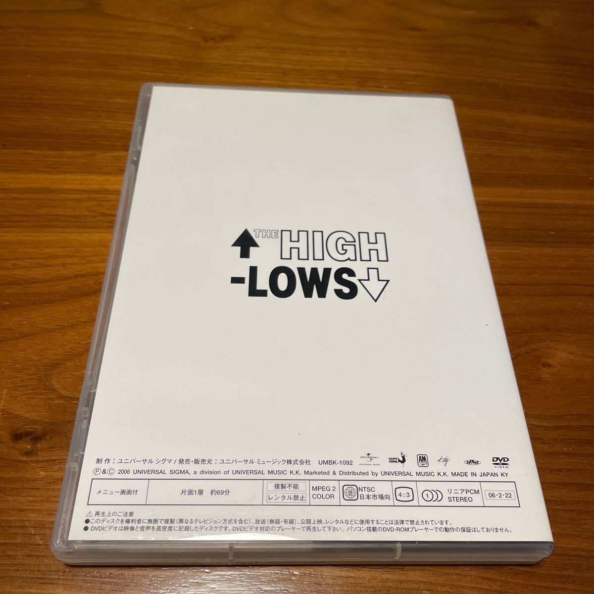 FLASH BACK vol.2 DVD THE HIGH-LOWS ザハイロウズ_画像2