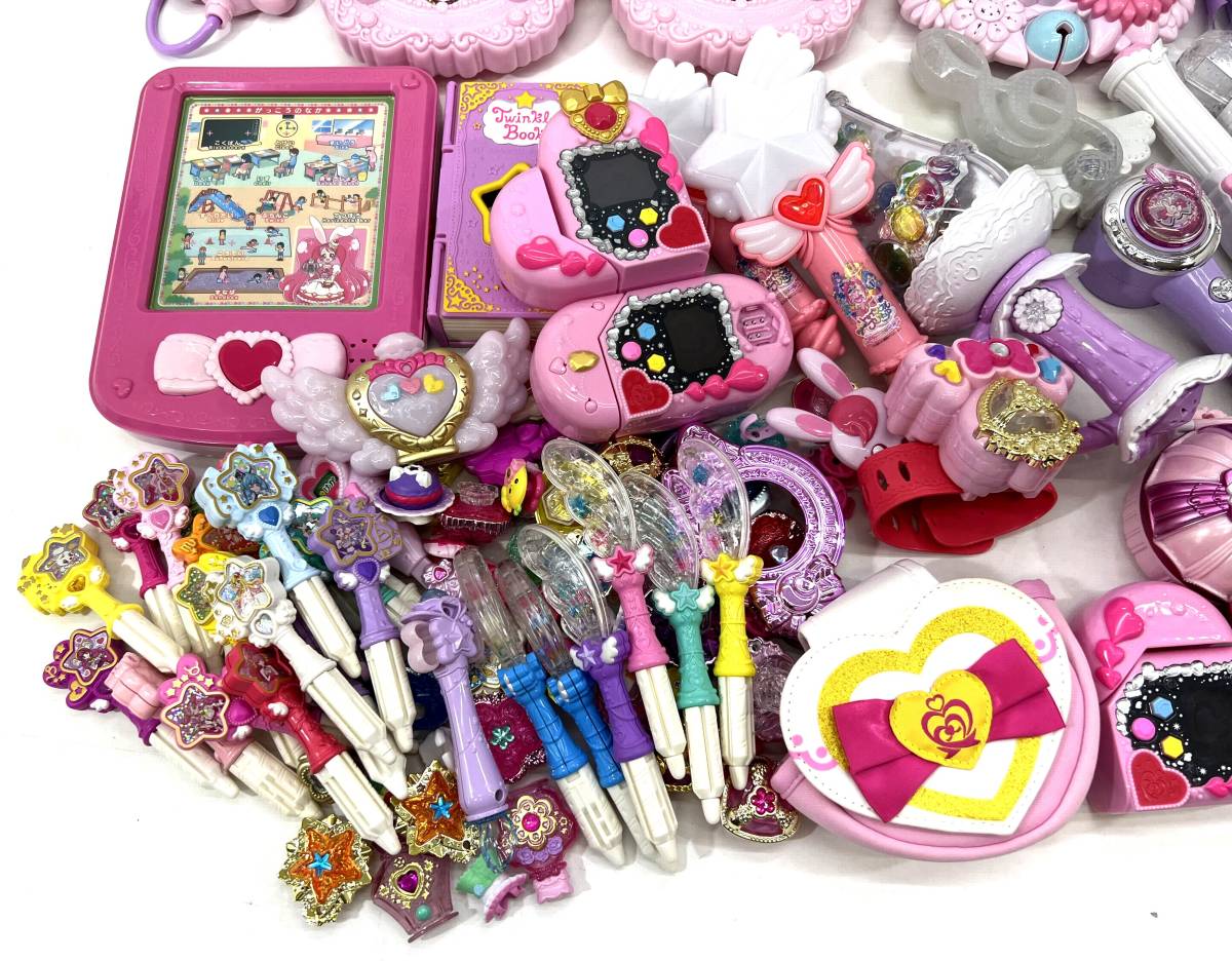 ★【ジャンク品/120】プリキュアシリーズ ステッキ コンパクト 他 オモチャ まとめセット_画像4