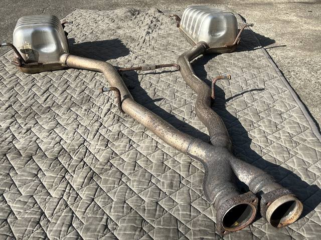 * Benz SLK350 R171 SLK 05 year 171456 rear muffler ( stock No:A37021) (7474) *