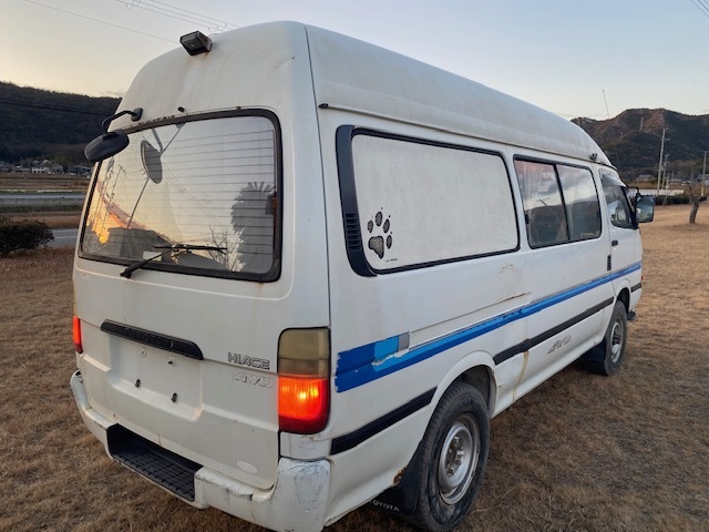 トヨタ ハイエース TOYOTA HIACE AT LH129 4WD 書類無し 部品取り車_画像2