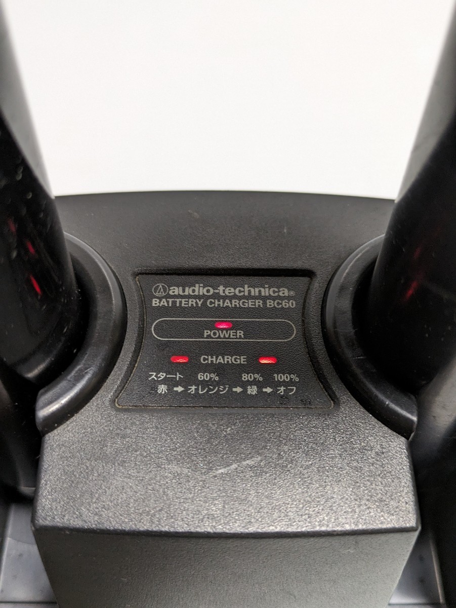 audio-technica オーディオテクニカ 赤外線方式ワイヤレスマイク AT-CR700 BC60 ATW-T62A 2個　日本製品　_画像3