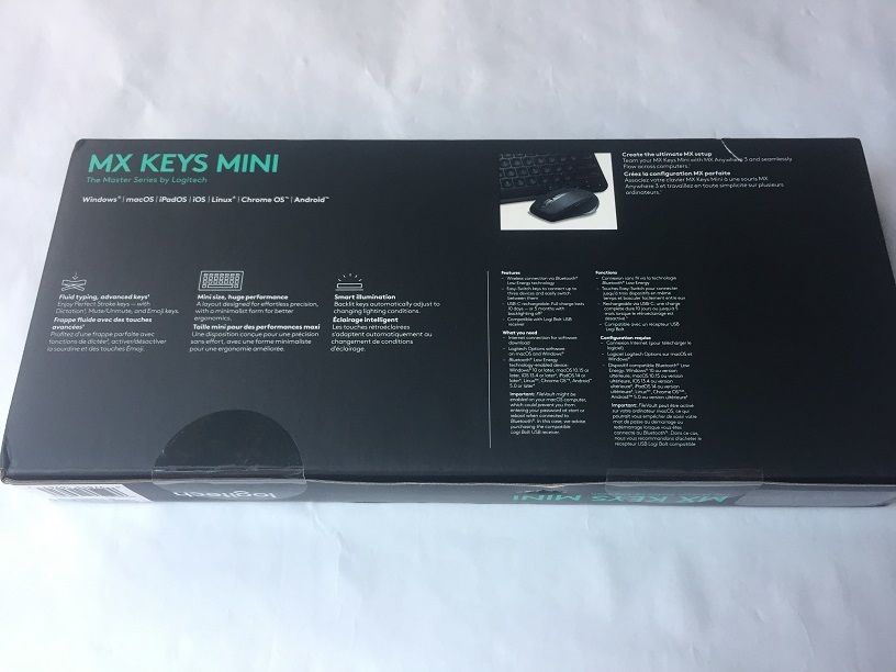 送料無料 即納 新品未開封 ロジテック MX keys mini US配列 海外限定 キーボード ブラック _画像8