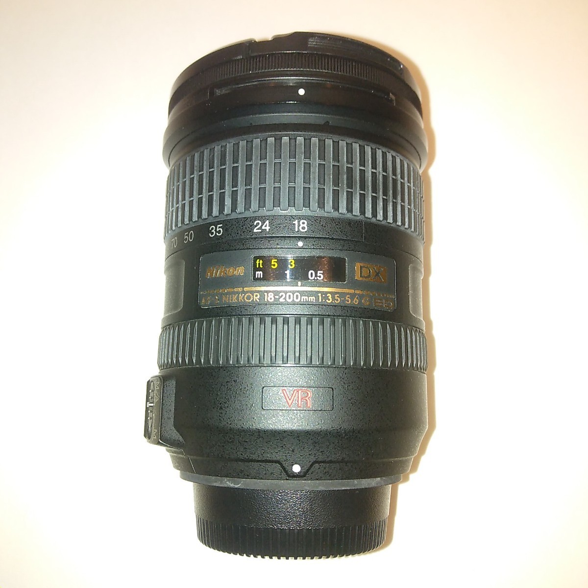Nikon ニコン NIKKOR AF-S DX VR Zoom Nikkor 18-200mm F3.5-5.6G ED カメラレンズ Fマウント オートフォーカス　ジャンク_画像2