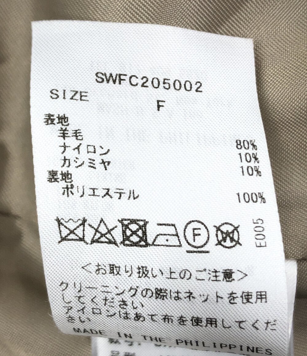 スナイデル ウールカシミヤコート swfc205002 レディース F M snidel [0604]_画像4