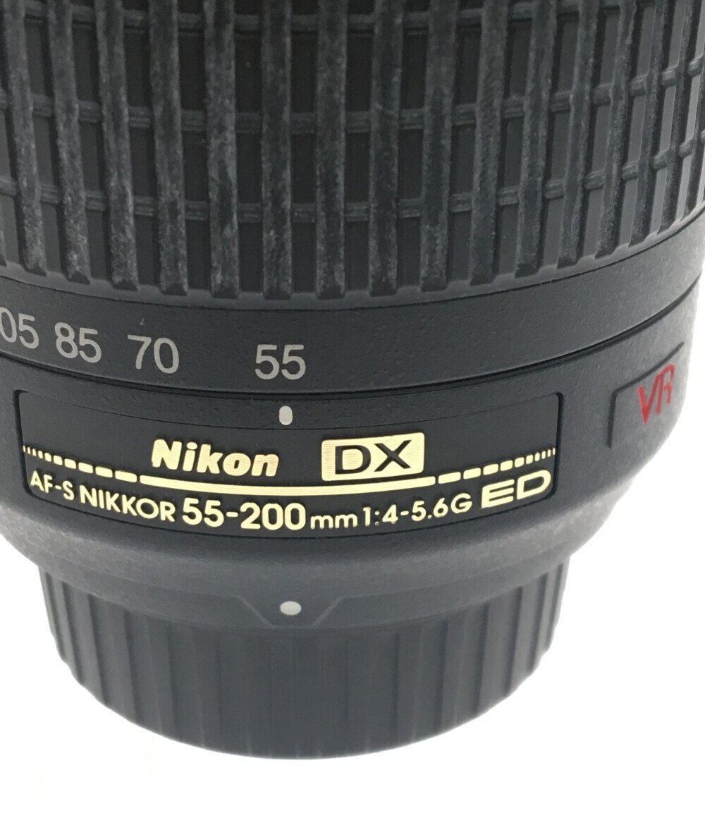 訳あり ニコン 交換用レンズ AF-S DX VR Zoom-Nikkor 55-200mm F4-5.6G ED Nikon_画像5