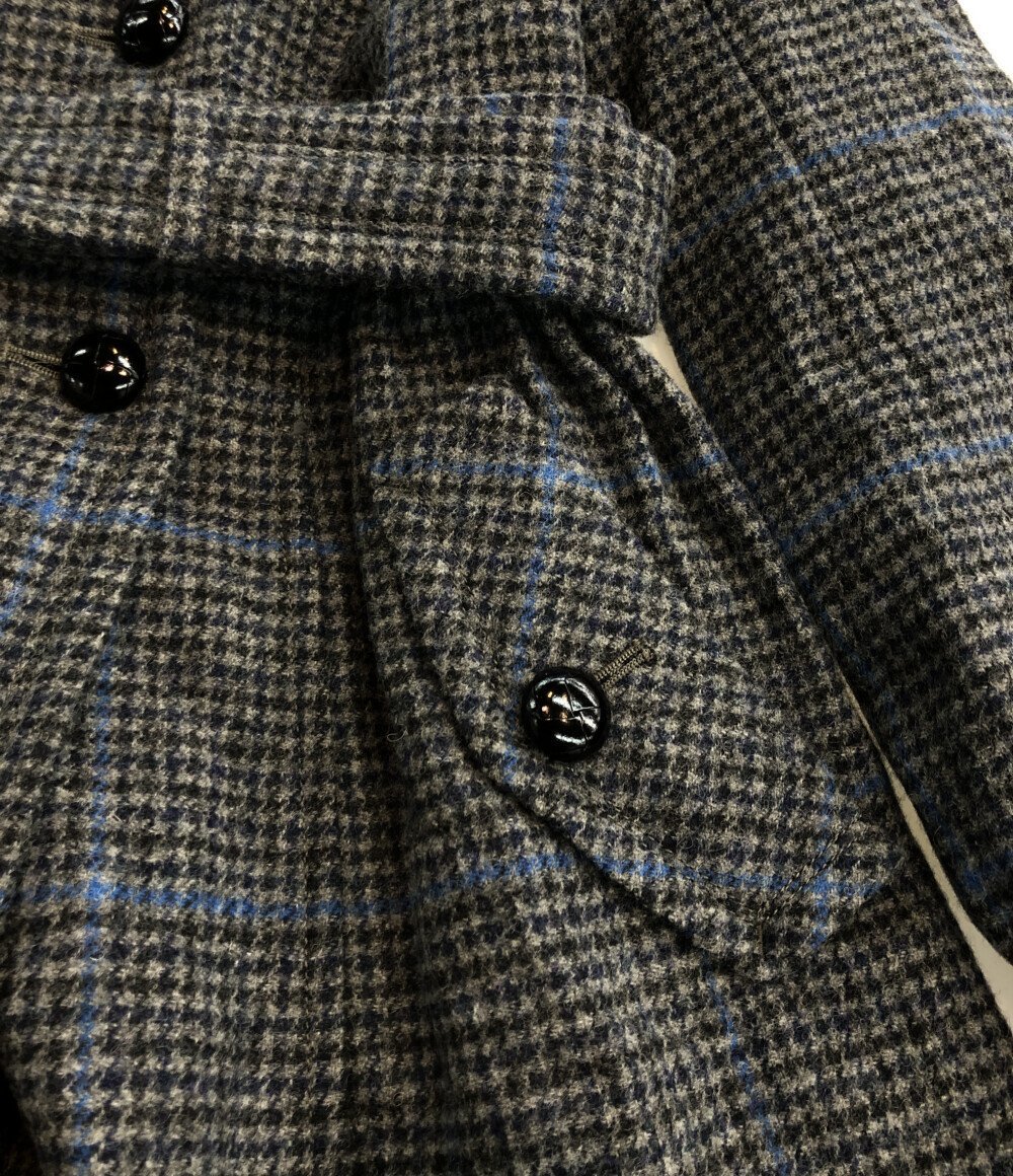 バーバリーブルーレーベル コート チェック柄 E1B21-851-29 レディース 38 S BURBERRY BLUE LABEL [0502]_画像7