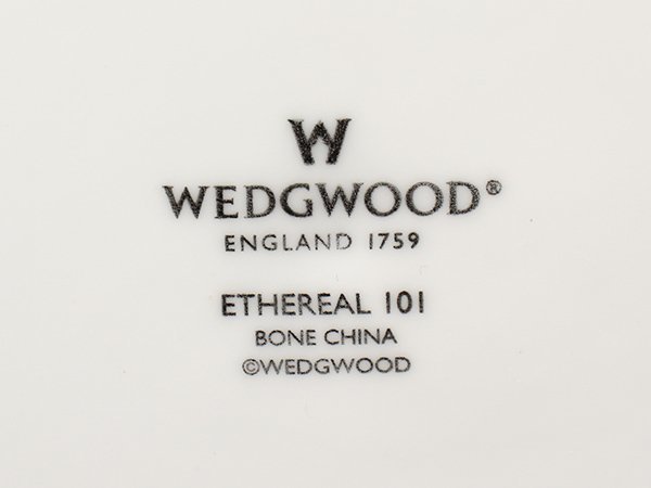 美品 ウェッジウッド スクエアボウル パスタプレート 皿 ETHEREAL エスリアル WEDGWOOD [0502]_画像4