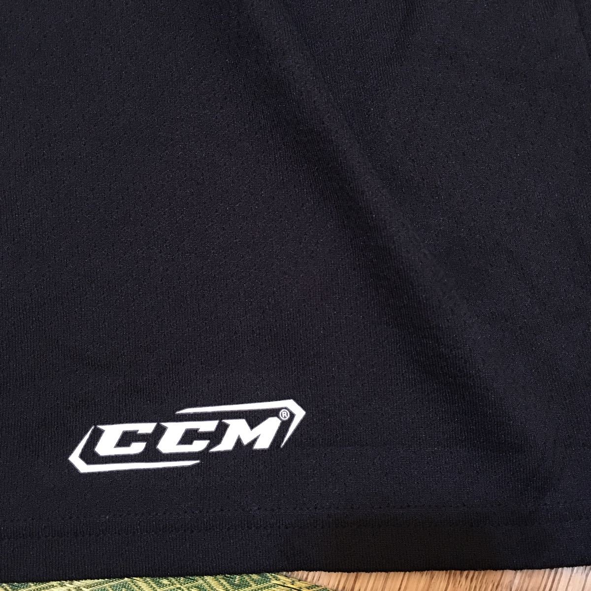 アメリカ古着　CCM XL ロングスリーブ　ゲームシャツ　ブラック_画像6