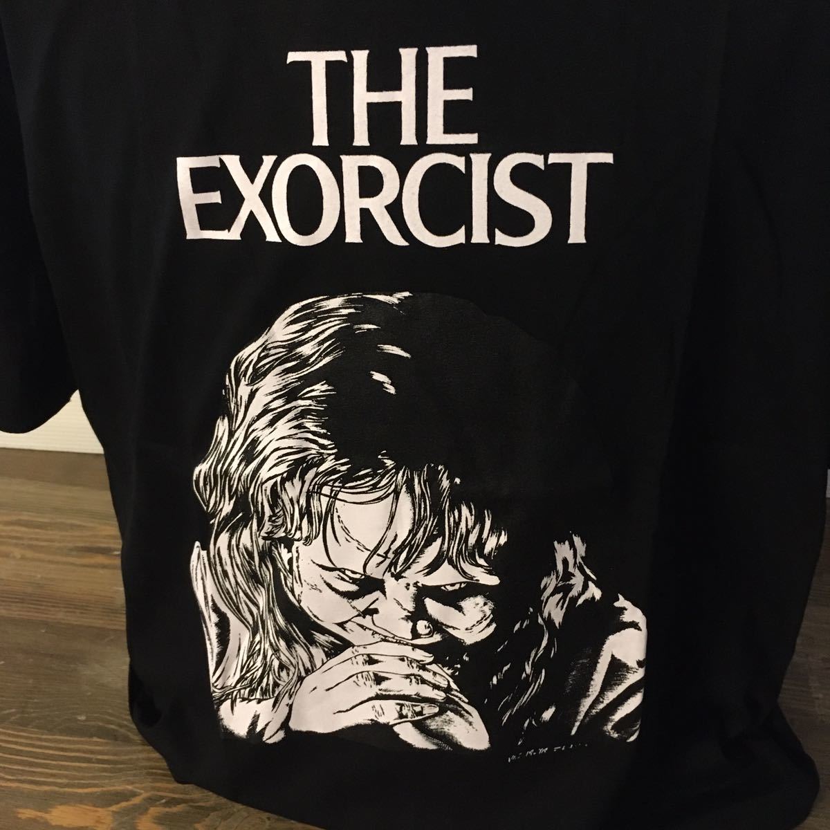 1973年上映　コレクターアイテム　エクソシス　THE EXORCIST L ムービーTシャツ　映画Tシャツ　ホラーTシャツ　ムービー ブラック _画像2