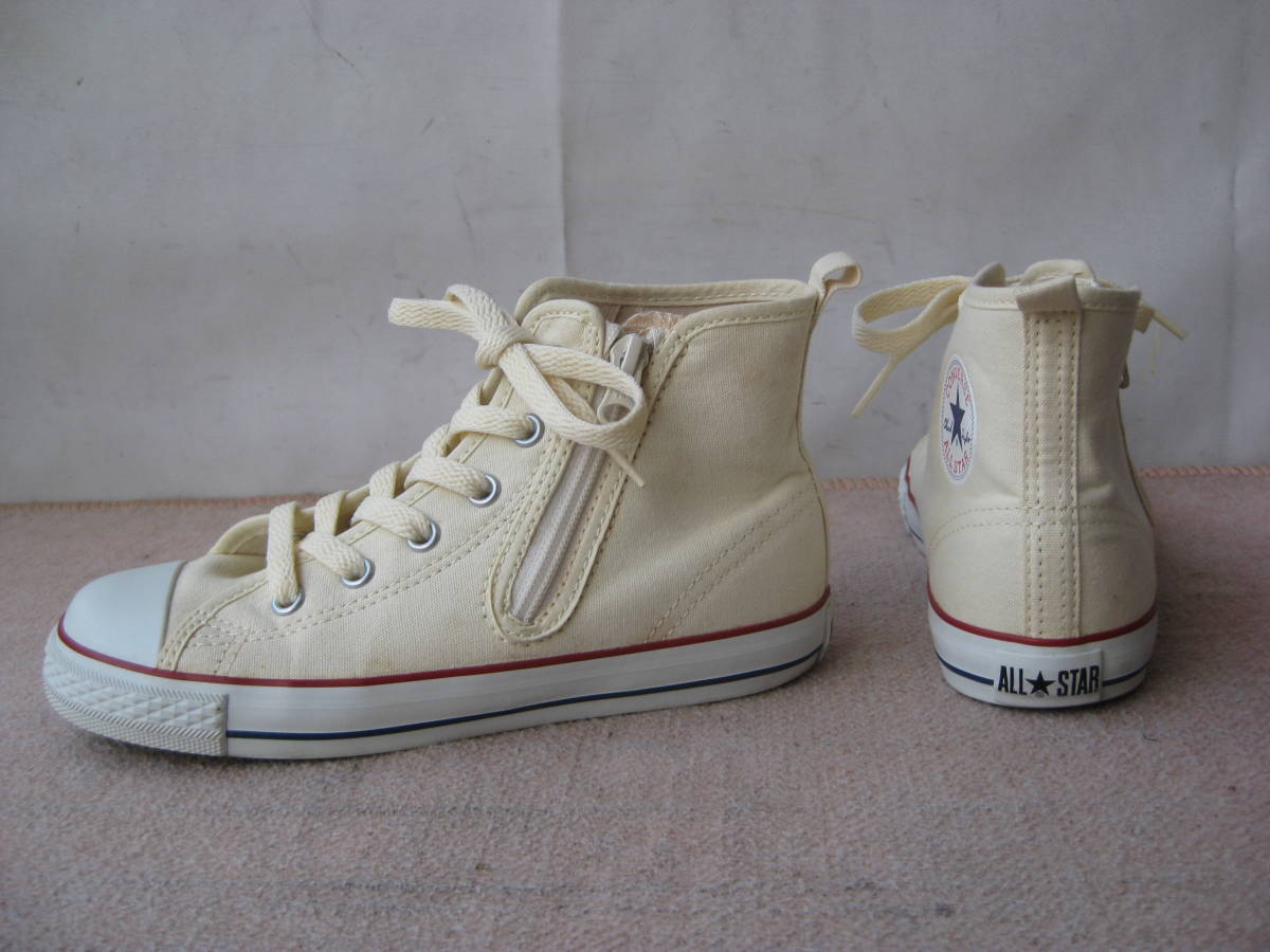 *CONVERSE is ikatto sneakers 1903 unbleached cloth 21.0cm beautiful goods 