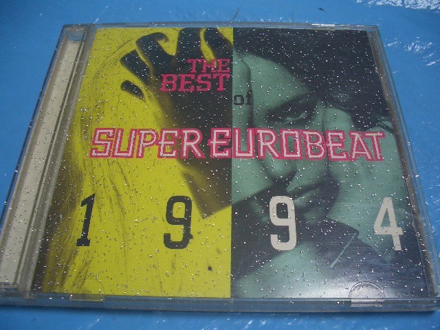 ★ SUPER EUROBEAT THE　BEST　豪華版（2枚組CD／全40曲)　1994年＜ axex trax＞ ◎90年代の懐かしい名曲がラインアップ（ラメ入ケース付）_画像1